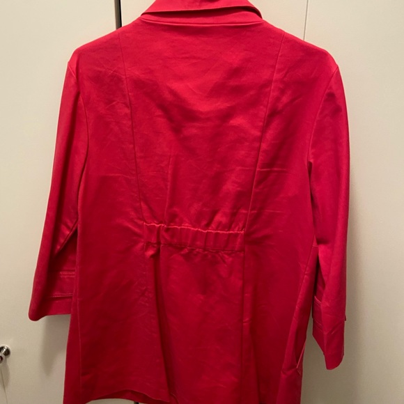 Pink Kensie High Waisted Coat. - Picture 3 of 4
